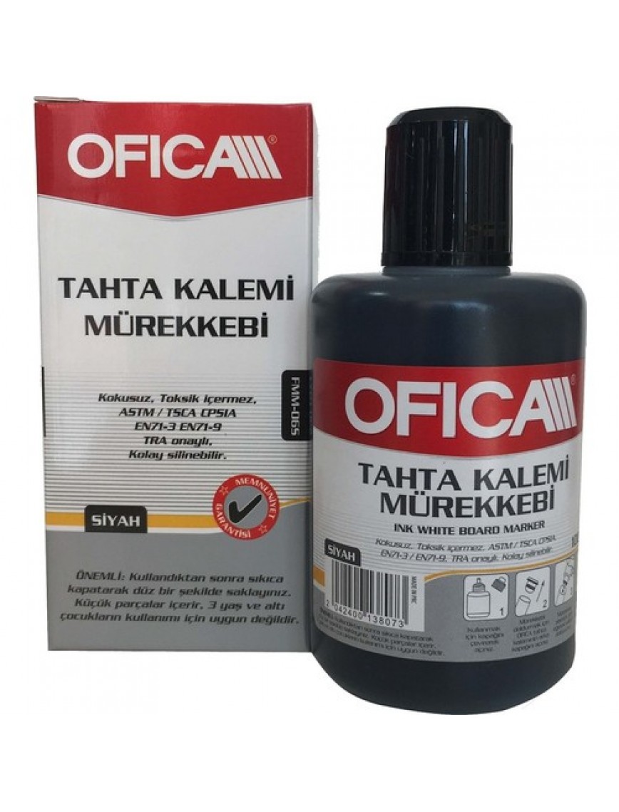  Ofica Tahta Kalemi Mürekkebi 100 Ml- Fmm-06S Siyah
